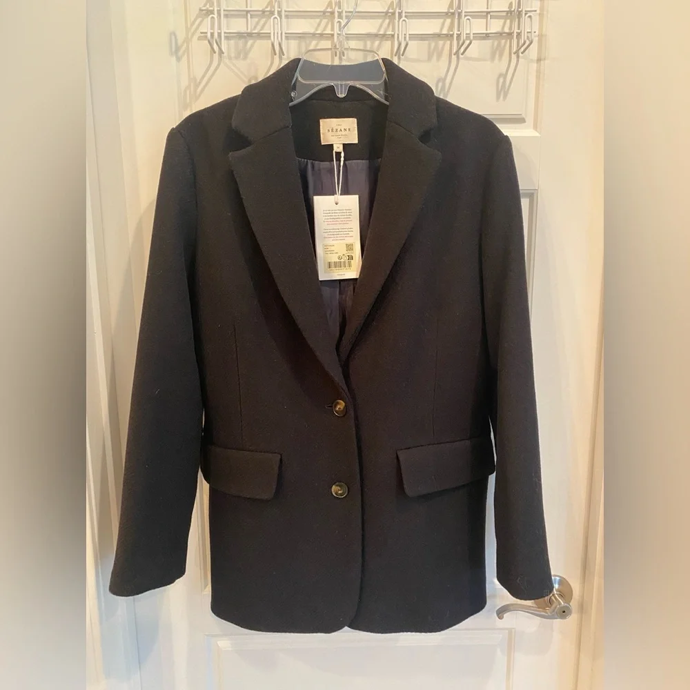NWT Sezane Ralph Jacket Wool Coat Sézane - Picture 4 of 10